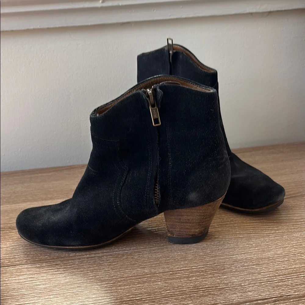 Isabel Marant Women's Black Suede Ankle Boots - Picture 4 of 11
